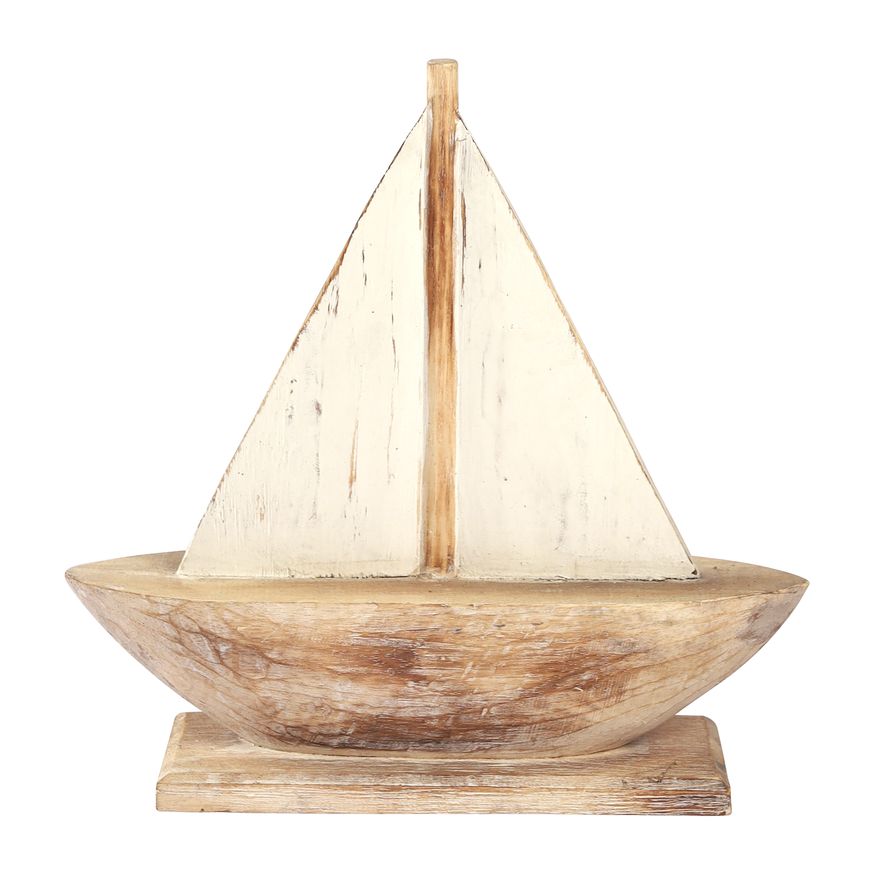 Sagebrook 11" Wood Sailboat