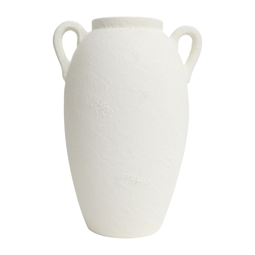 Sagebrook 13" Ceramic Textured Jug with Handles