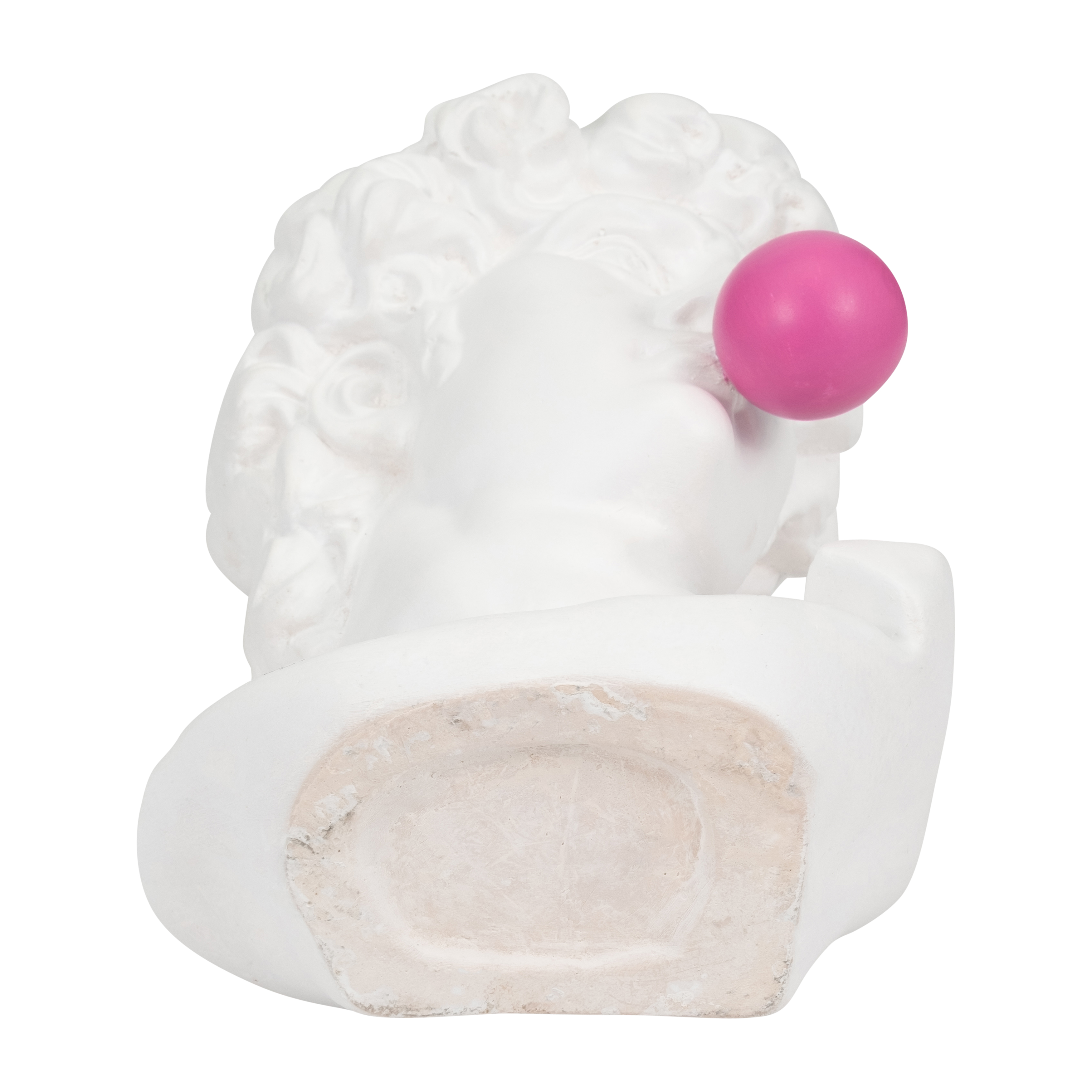 Sagebrook - 13" Resin Greek God Head with Gum in White