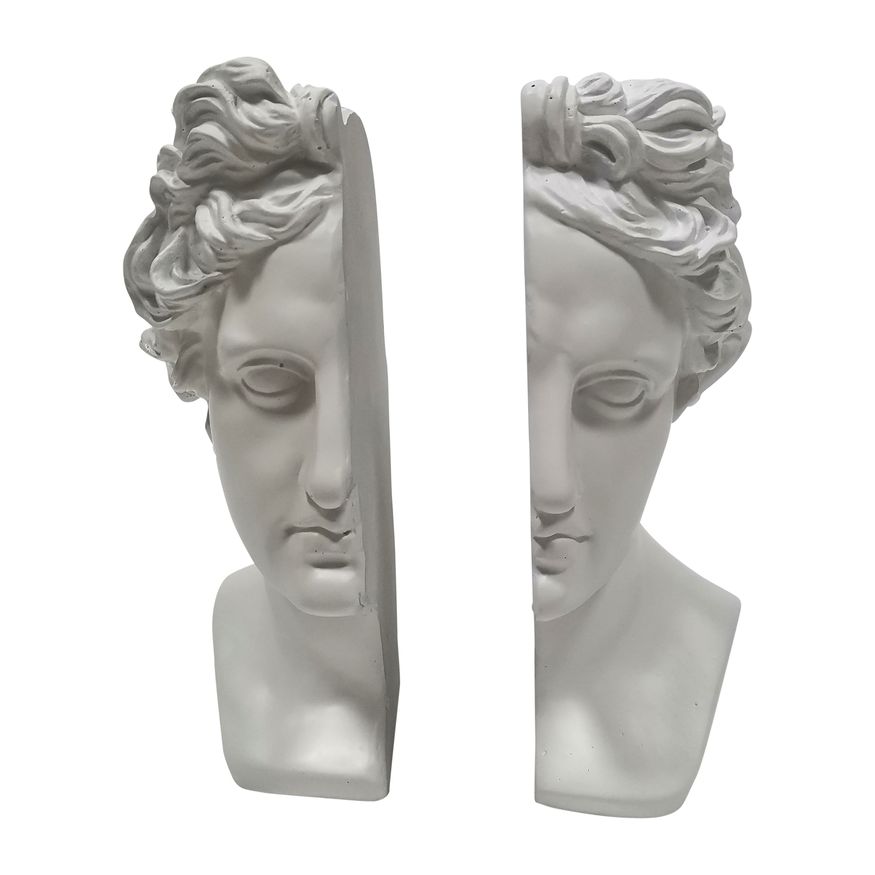 Sagebrook - 7" Ceramic Arch Bookends (Set Of 2)