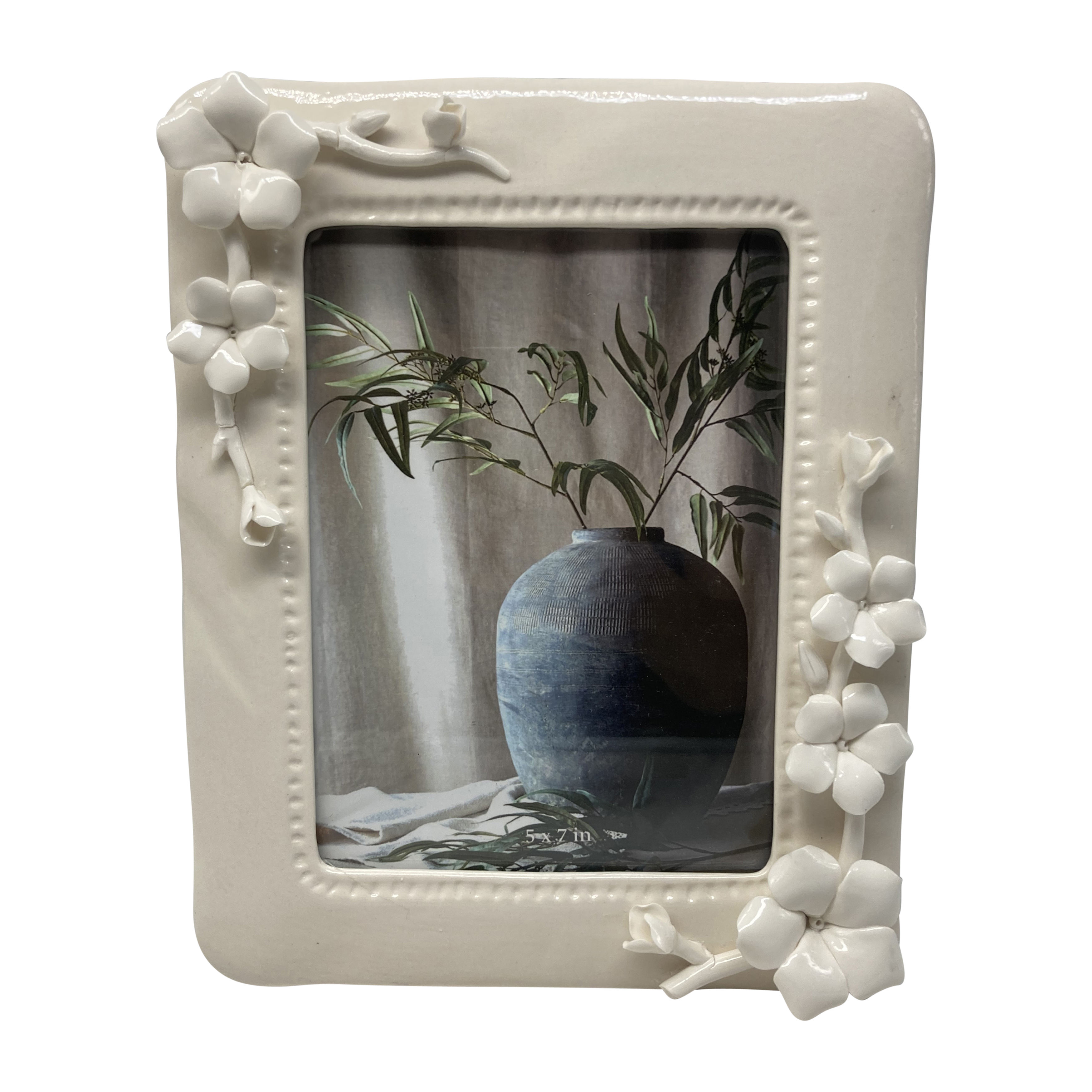 Sagebrook 4"x6" Blossom Applique Photo Frame