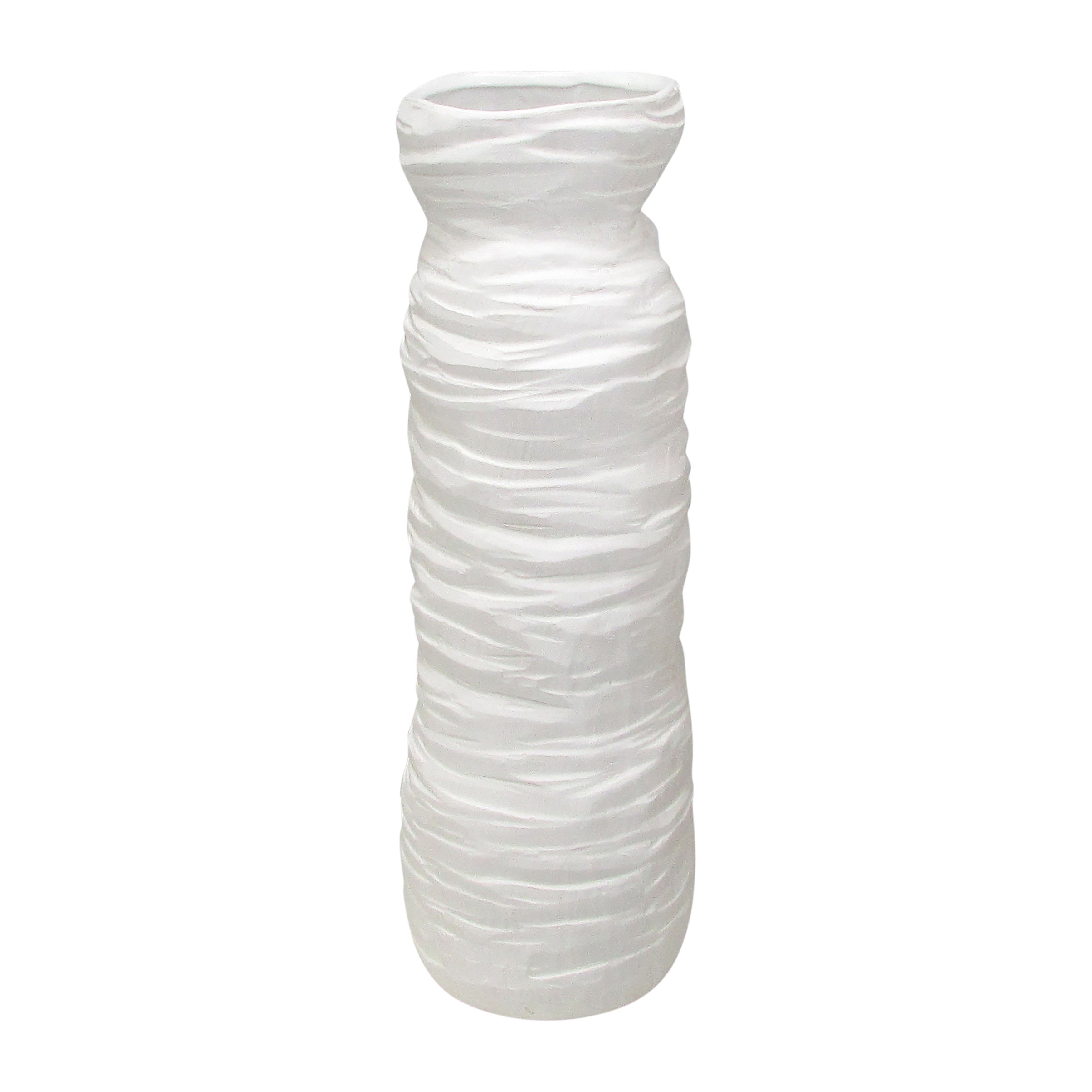 Sagebrook 19" Horizontal Ribbed Matte Vase