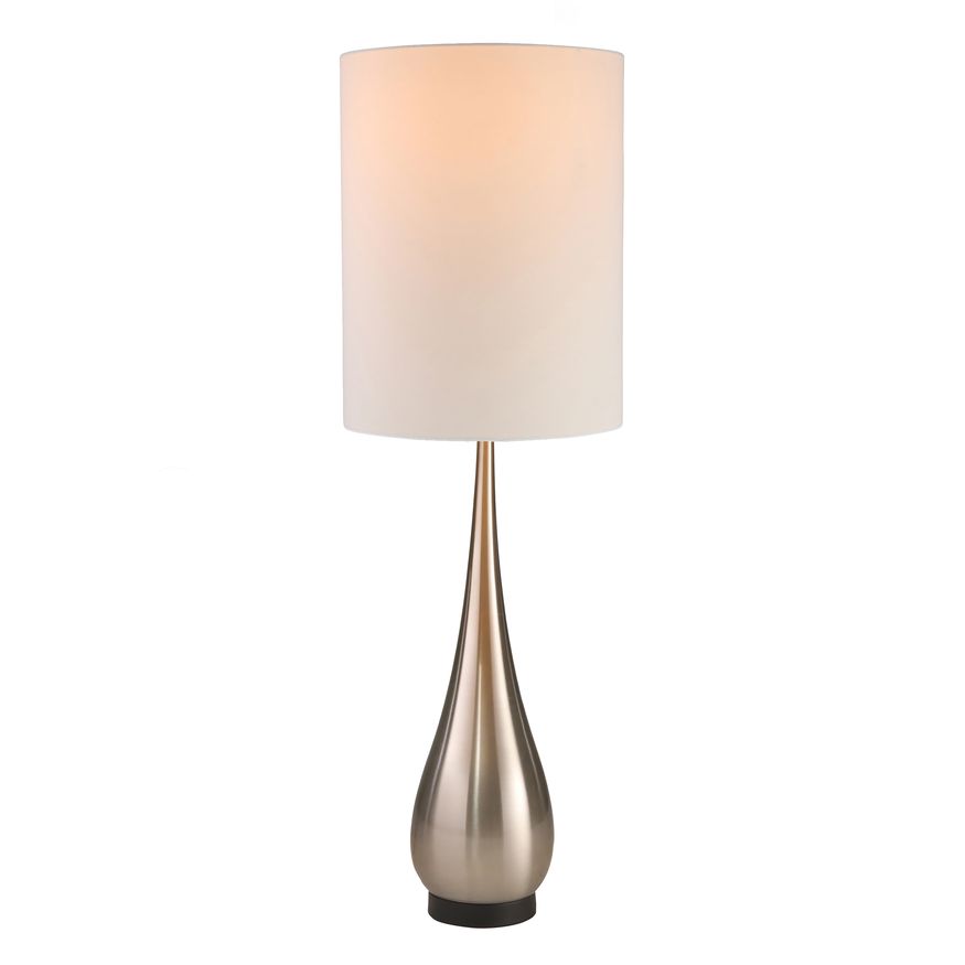 Sagebrook Metal Teardrop Table Lamp,silver