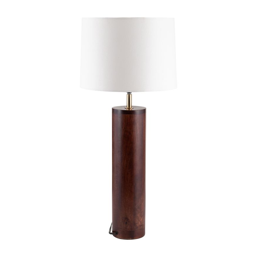 Sagebrook™ Wood Classic Table Lamp - Brown/Off-White