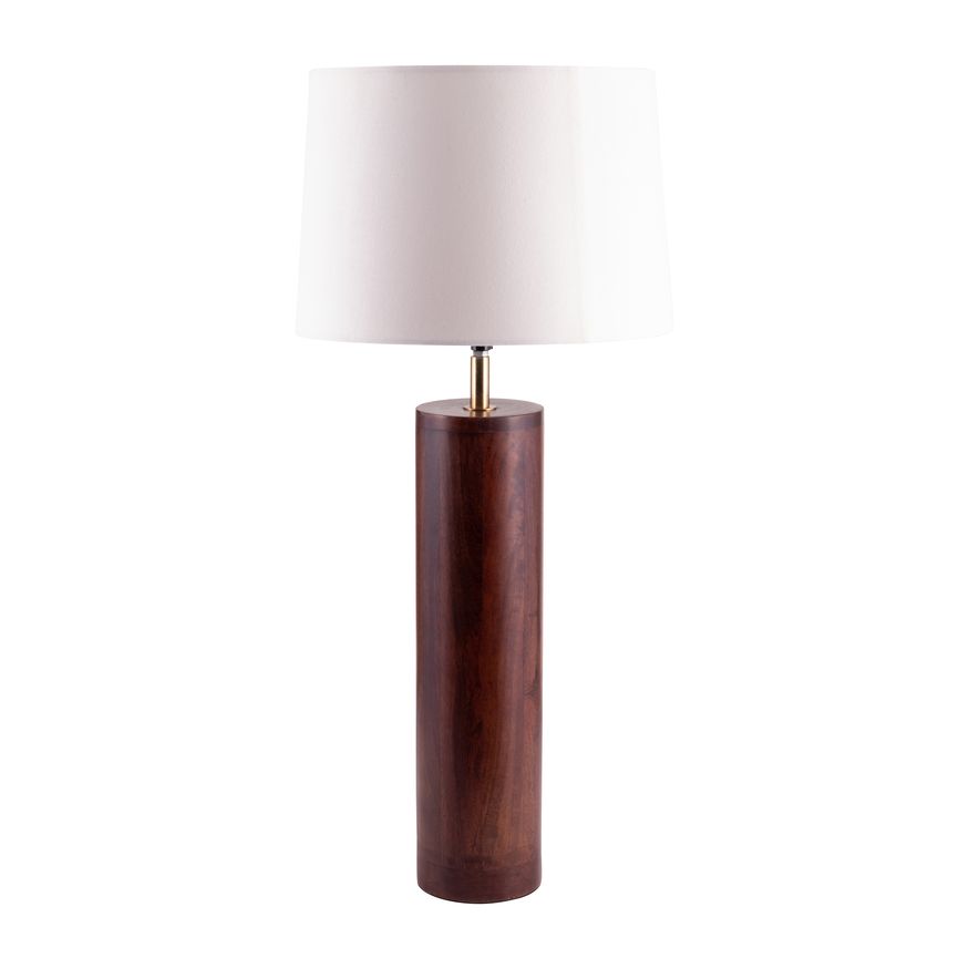 Sagebrook™ Wood Classic Table Lamp - Brown/Off-White