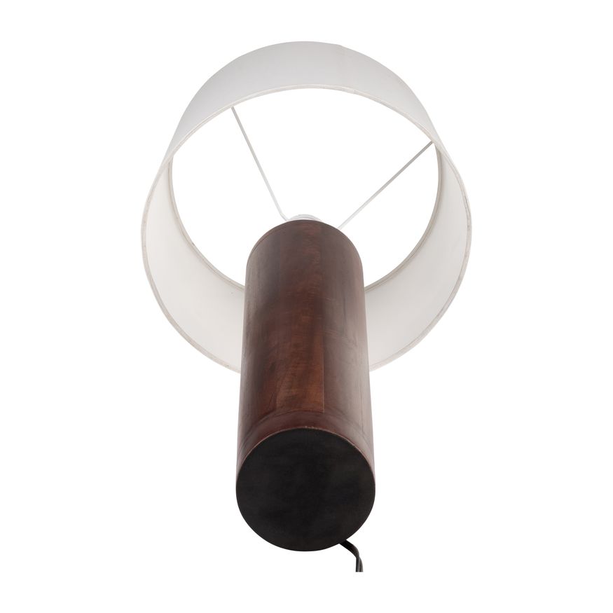 Sagebrook™ Wood Classic Table Lamp - Brown/Off-White