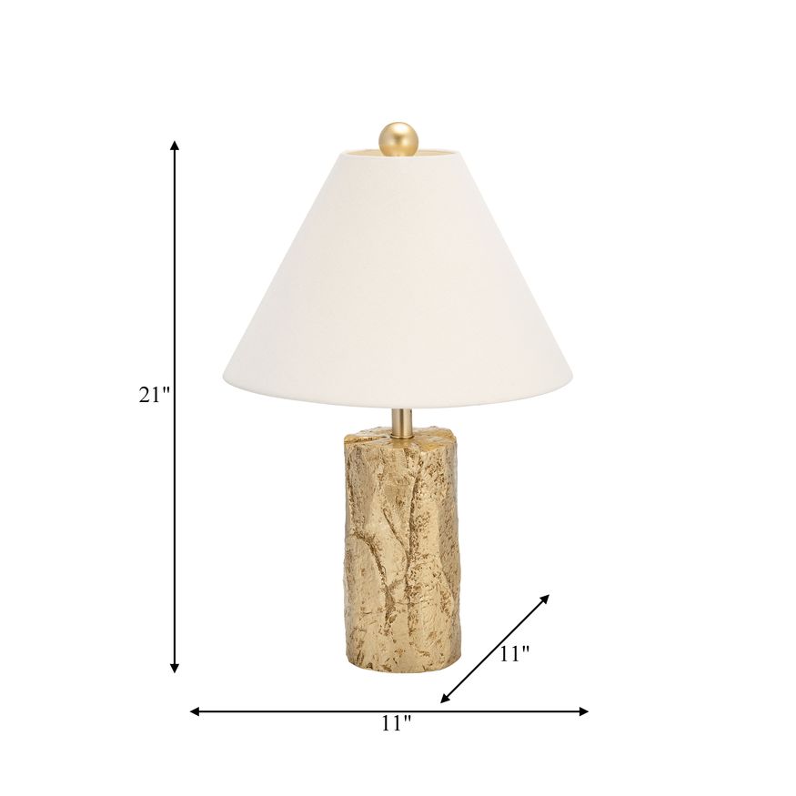 Sagebrook™ Resin Textured Table Lamp - Gold