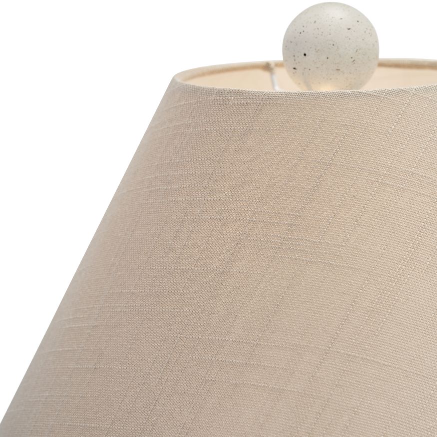 Sagebrook™ Resin Twist Table Lamp - Cream Speckle