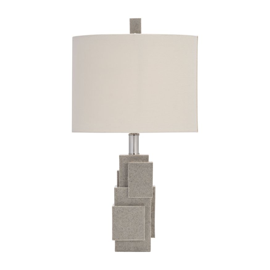 Sagebrook™ Resin Blocks Table Lamp - Gray