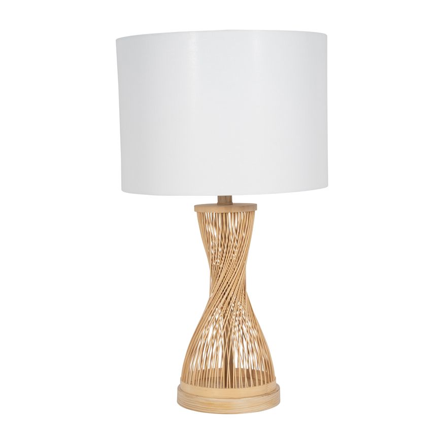 Sagebrook Rattan Twist Table Lamp - Natural