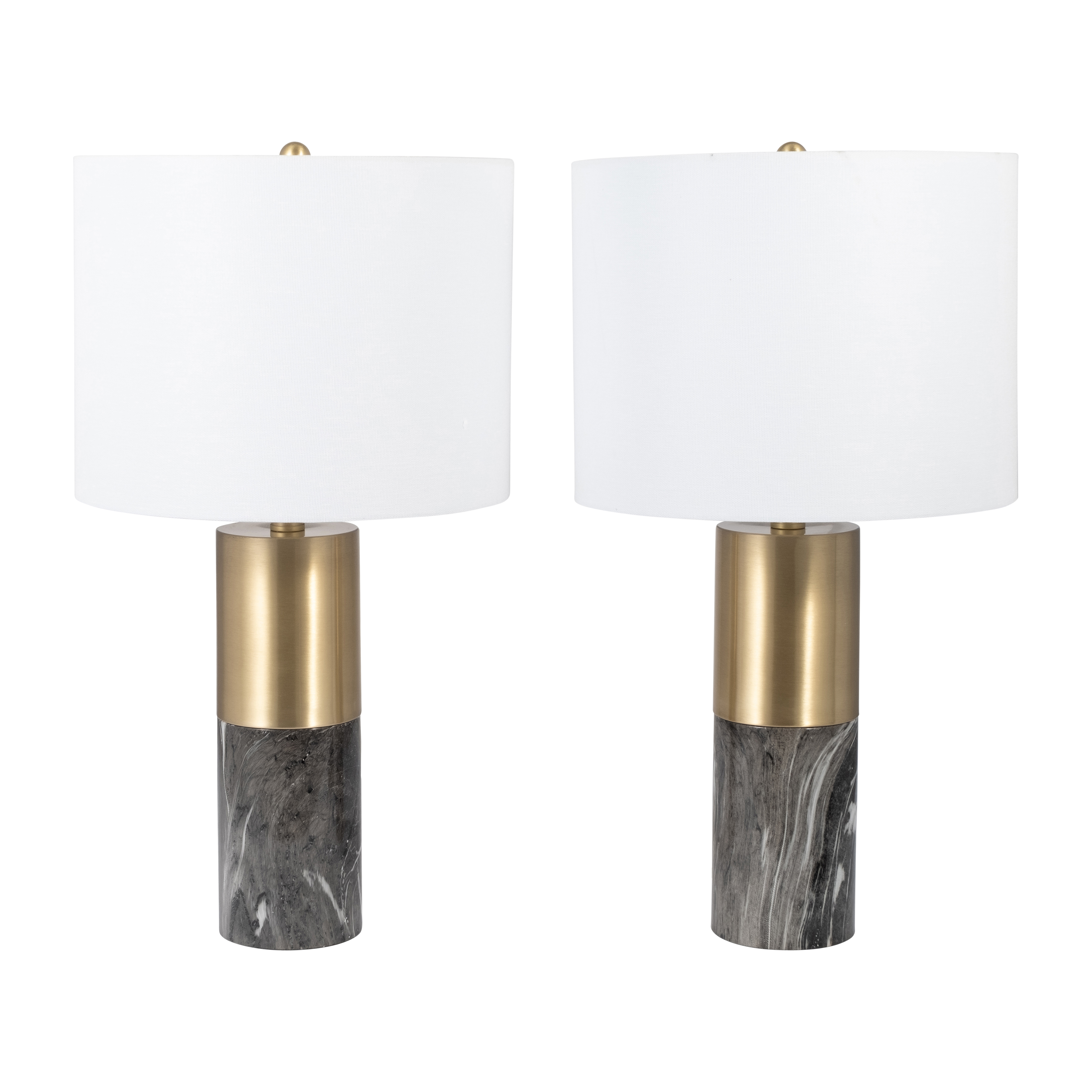 Sagebrook 24" Metal Table Lamp (Set Of 2)