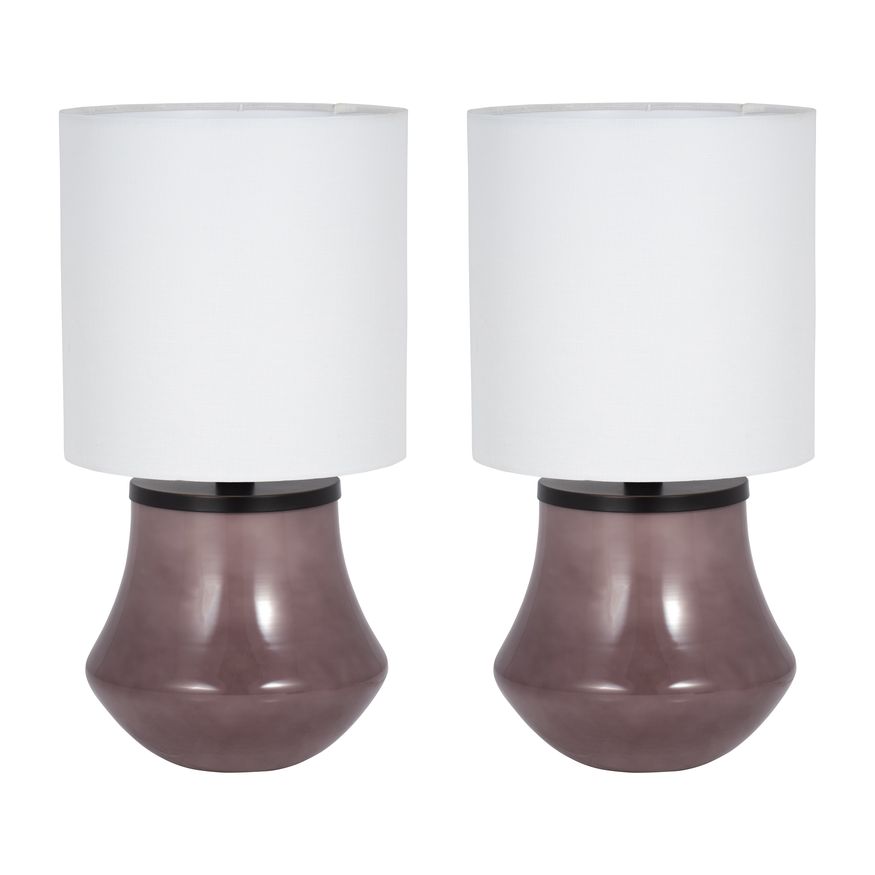 Sagebrook - 51212 Glass Table Lamps (Set Of 2)