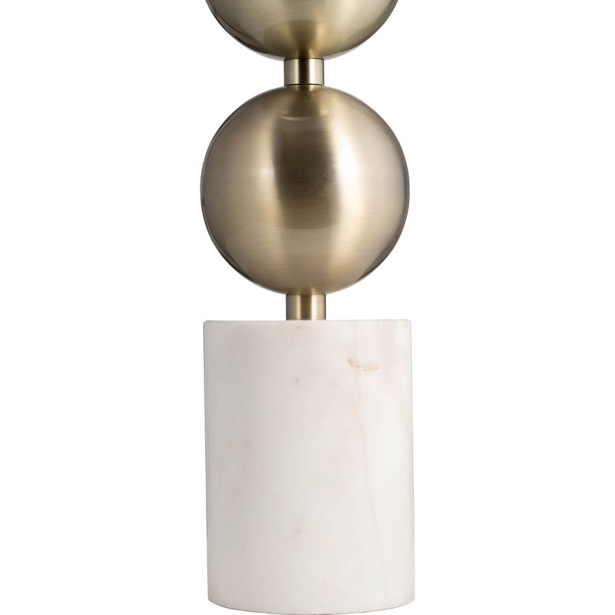 Sagebrook Marble Stacking Orbs Table Lamp - Gold/White