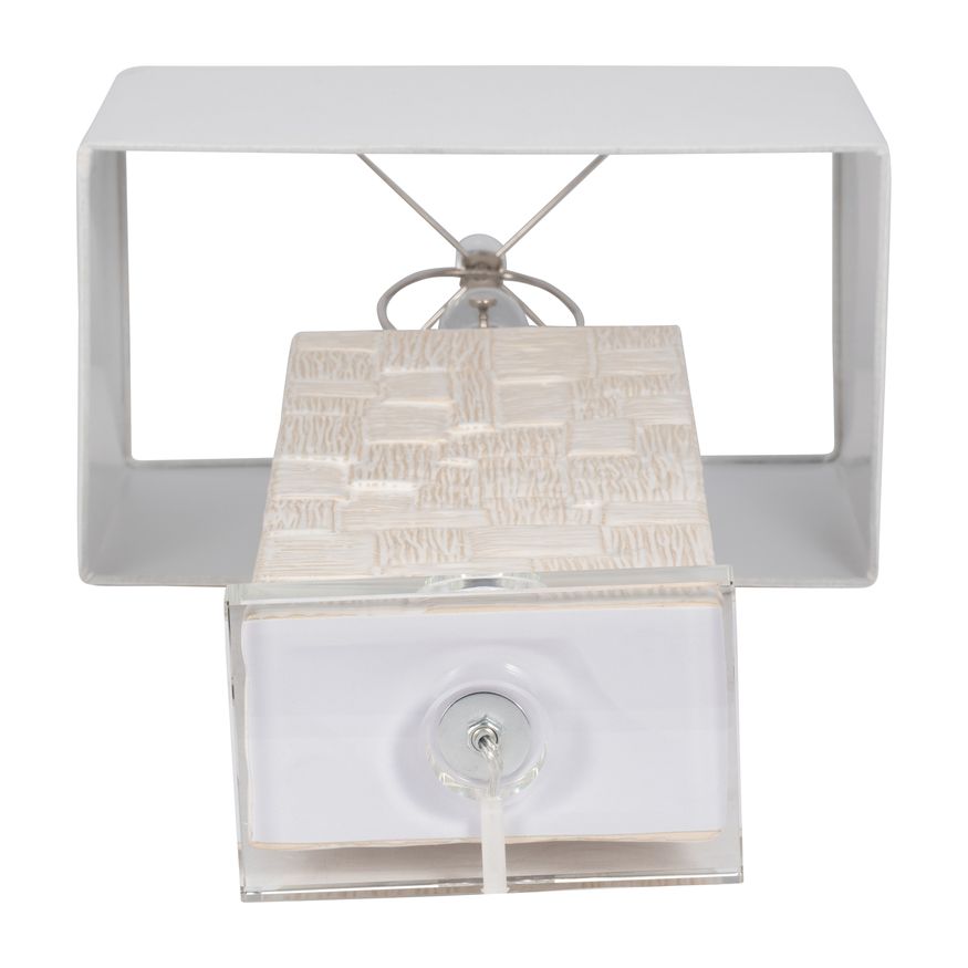 Sagebrook™ Ceramic Textured Table Lamp - White