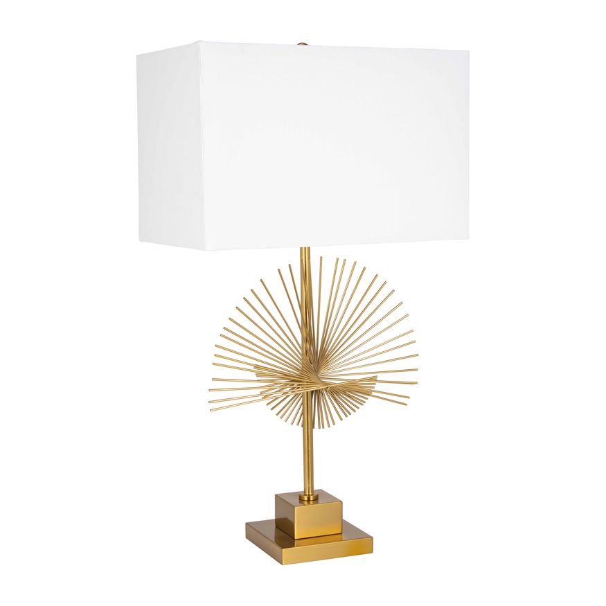 Sagebrook Metal Rays Table Lamp - Gold