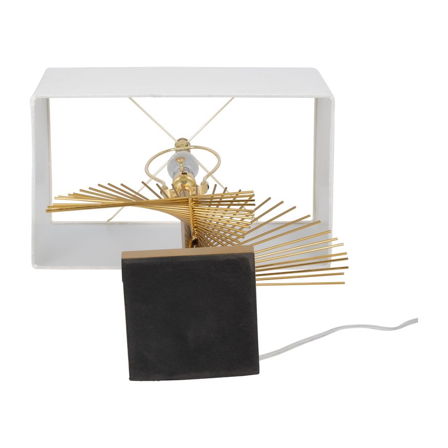 Sagebrook Metal Rays Table Lamp - Gold