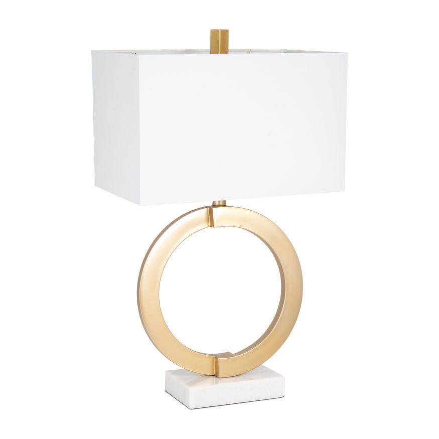 Sagebrook Metal Table Lamp - Gold/White