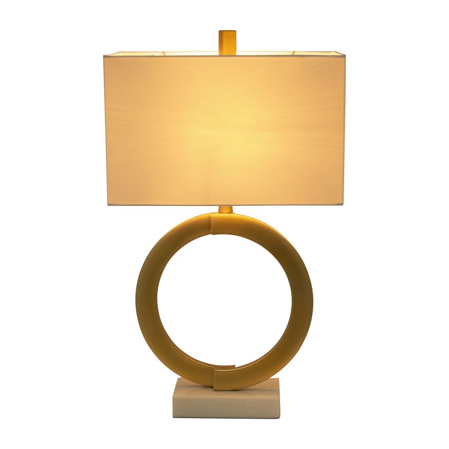 Sagebrook Metal Table Lamp - Gold/White