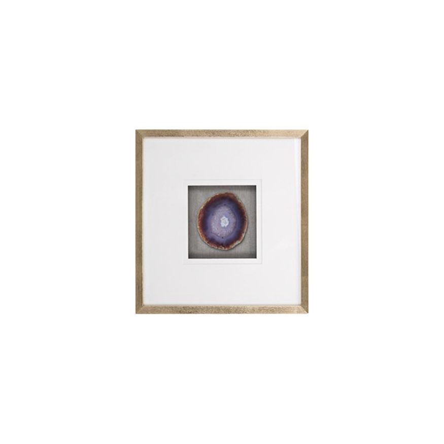 Sagebrook - Framed Agate (Set Of 2) in Purple