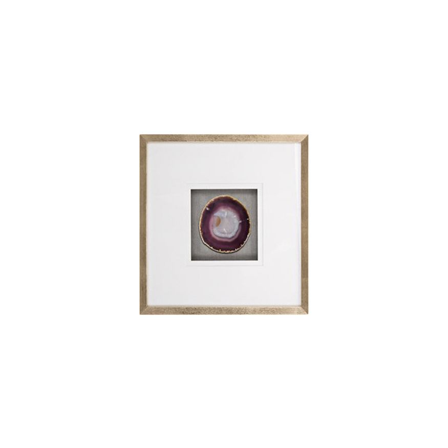 Sagebrook - Framed Agate (Set Of 2) in Purple