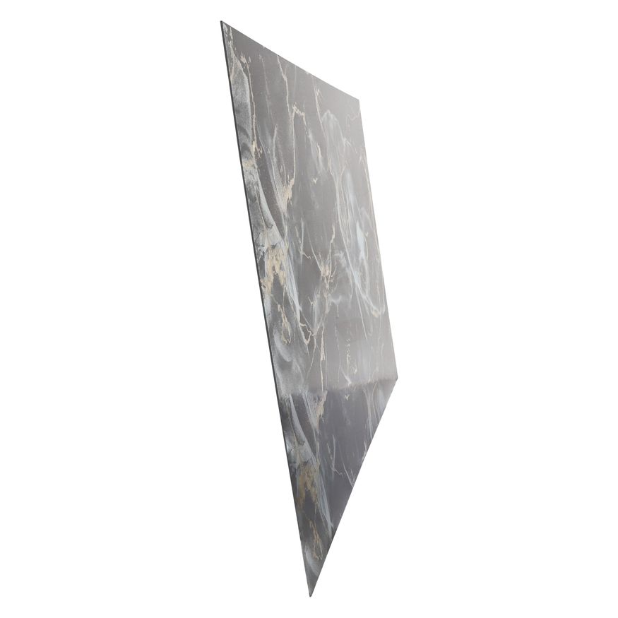 Sagebrook - Abstract Metallic Tempered Glass Art in Multi