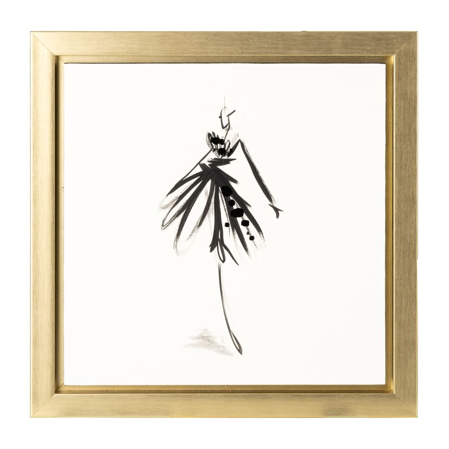 Sagebrook - Hand Painted Ballerina Pose (Set Of 3) in Gold