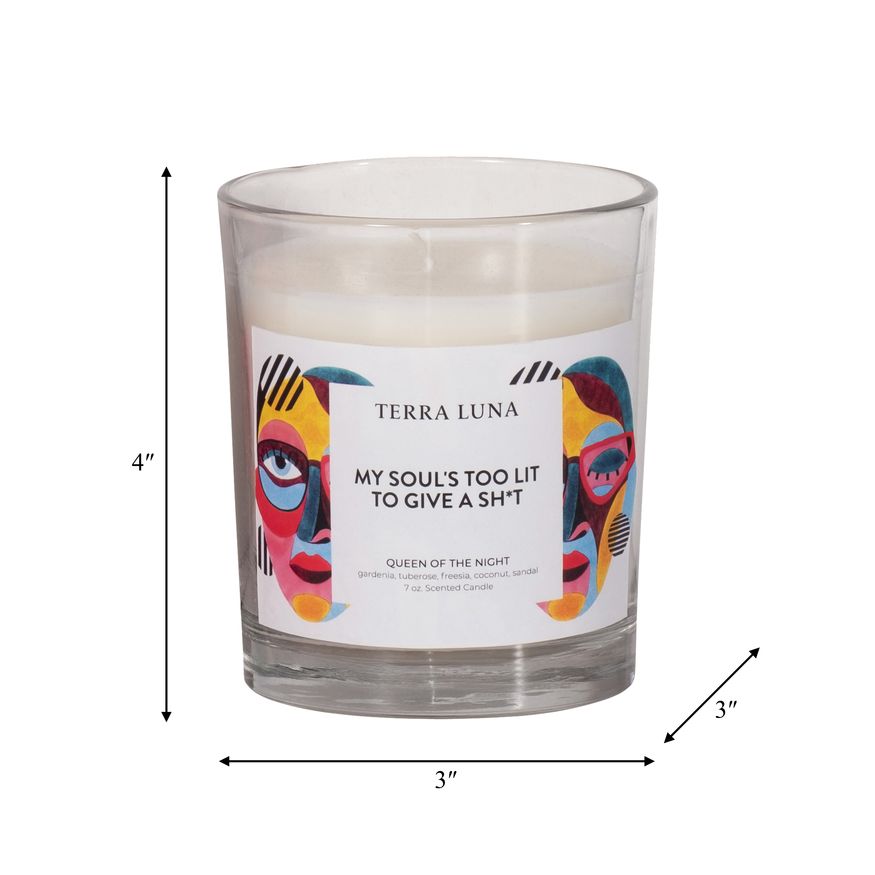 Sagebrook 4" 7 Oz Too Lit Boxed Candle