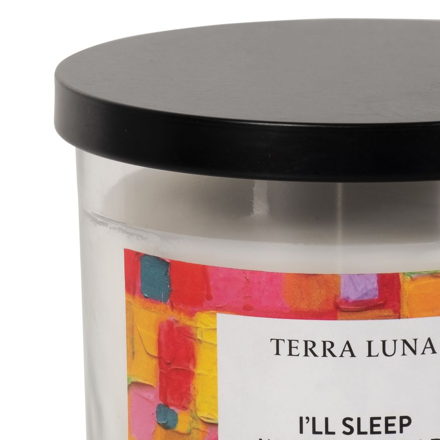 Sagebrook 4" 12 Oz Sleep When I'm Dead Lidded Candle