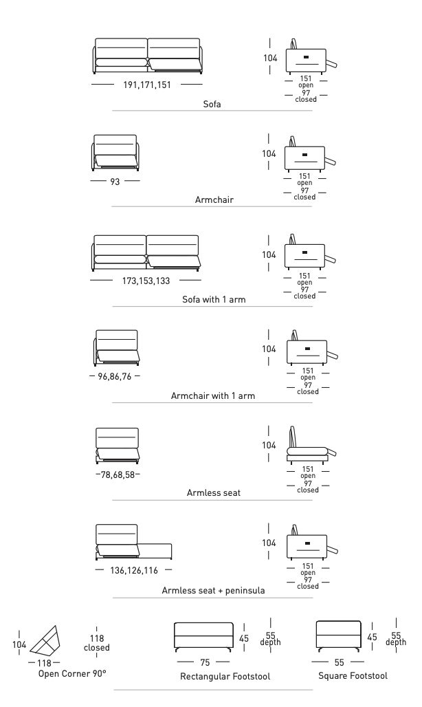 Satis - Angel Electric Relax With Manual Headrest System