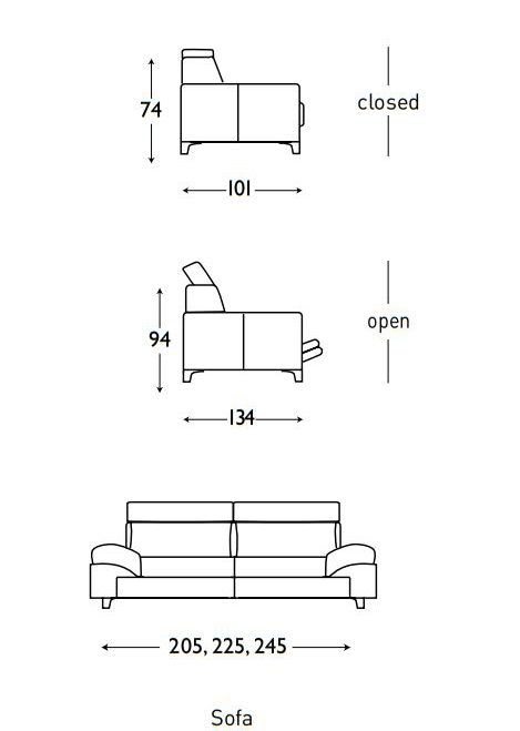 Satis Sofa 245