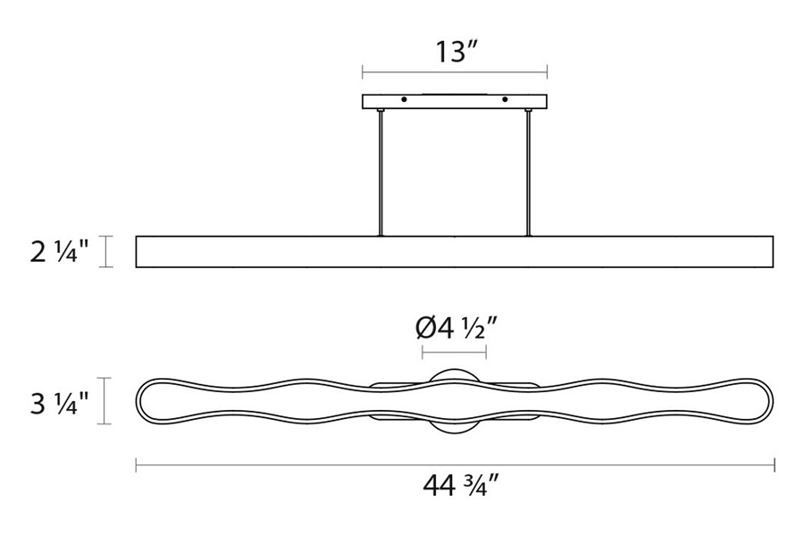 Sonneman - Corso Linear LED Pendant