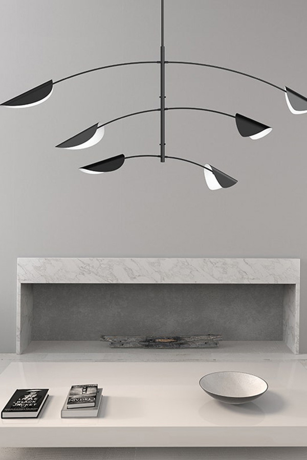 Sonneman Movile LED Chandelier - Satin White