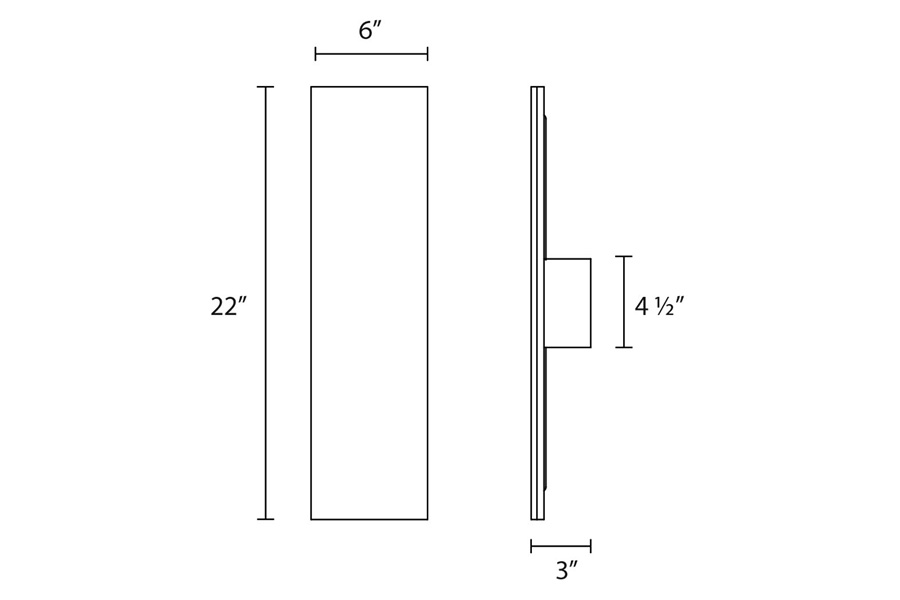 Sonneman - Pannelo Sconce