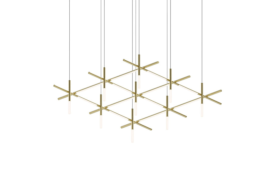 Sonneman - Labyrinth Square Chandelier