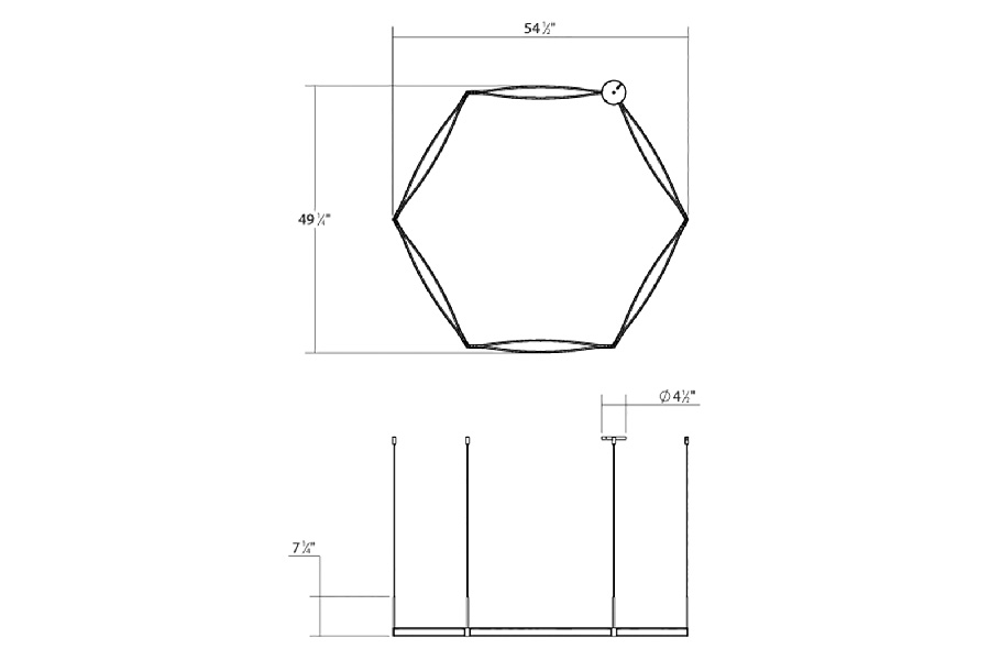 Sonneman Ola LED Pendant - Satin White, Single Ring