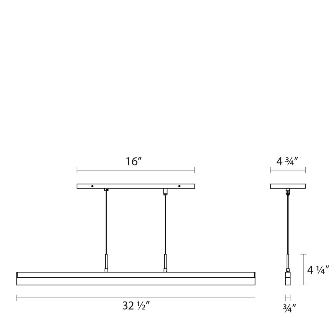 Sonneman - Stiletto LED Pendant