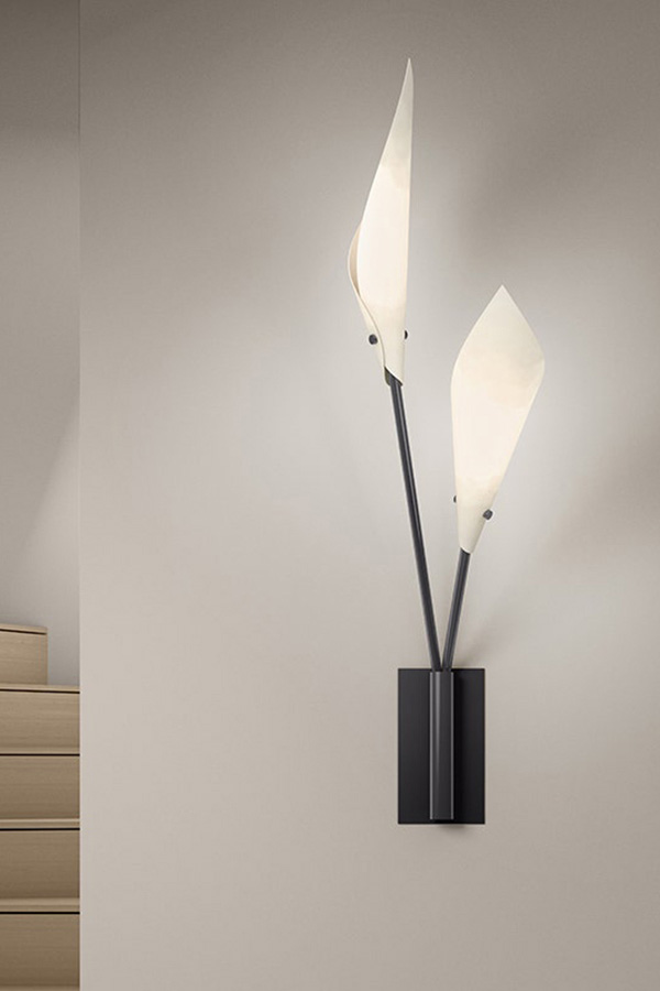 Sonneman Calla LED Sconce - Satin White