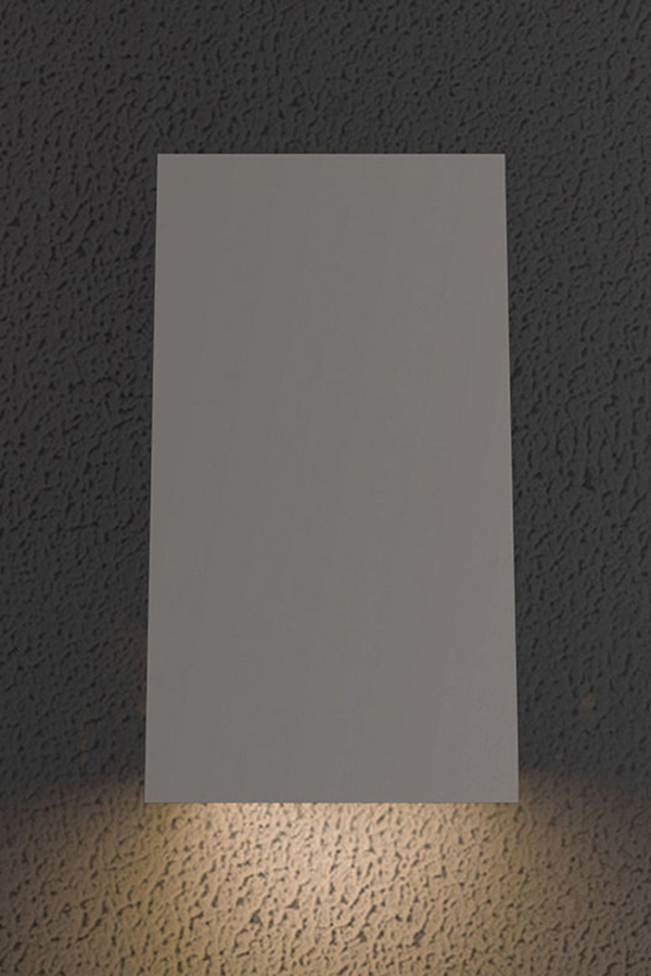 Sonneman Angled Plane Narrow Downlight LED Sconce - Textured White