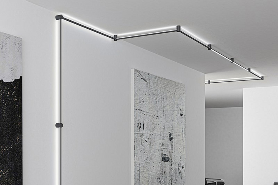 Sonneman Purolinear 360 LED Wall Bar - Polished Chrome, 36", Double Linear