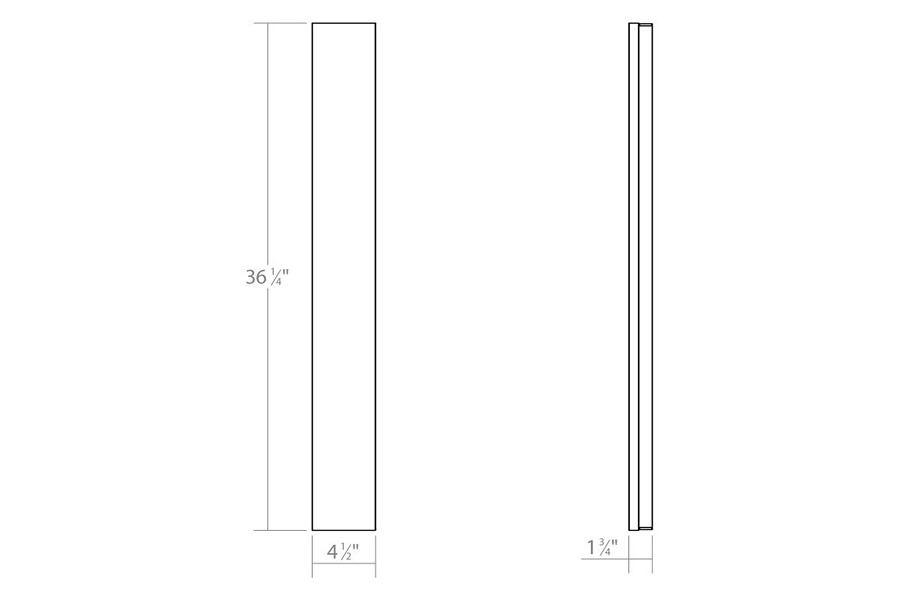 Sonneman Vanity LED Bath Bar - Polished Chrome, Extra Wide 36"