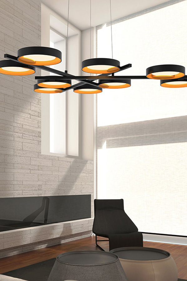 Sonneman - Light Guide Ring Chandelier