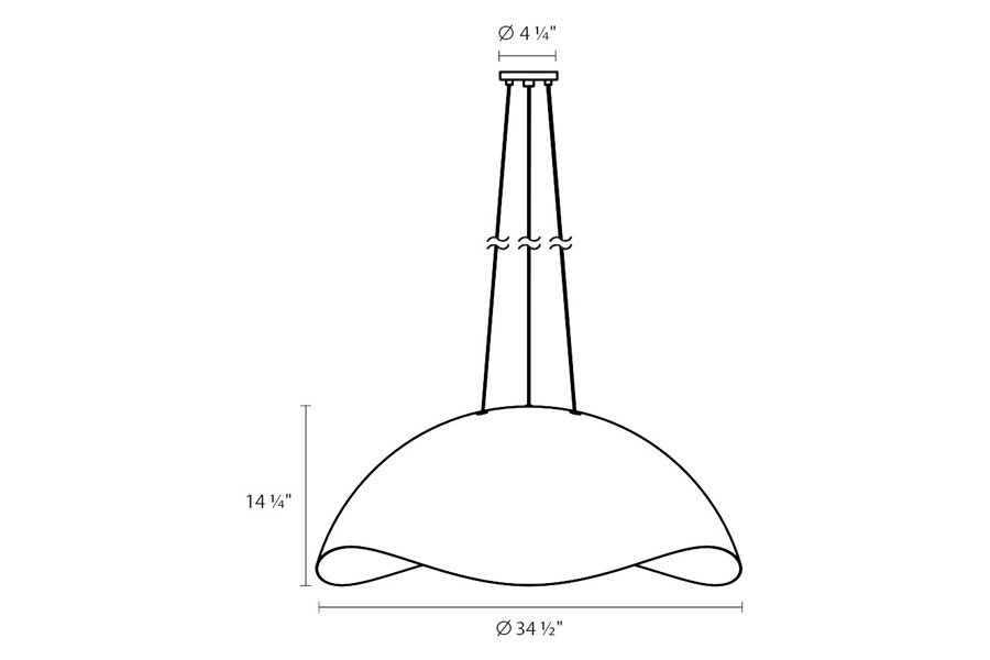 Sonneman - Waveforms Dome LED Pendant