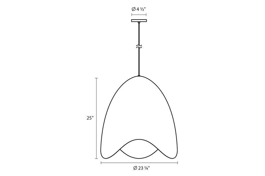 Sonneman - Waveforms Bell LED Pendant