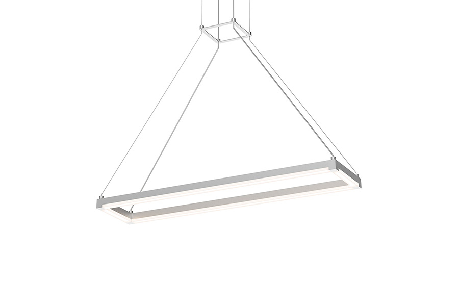 Sonneman - Stix Rectangle LED Pendant Aluminum