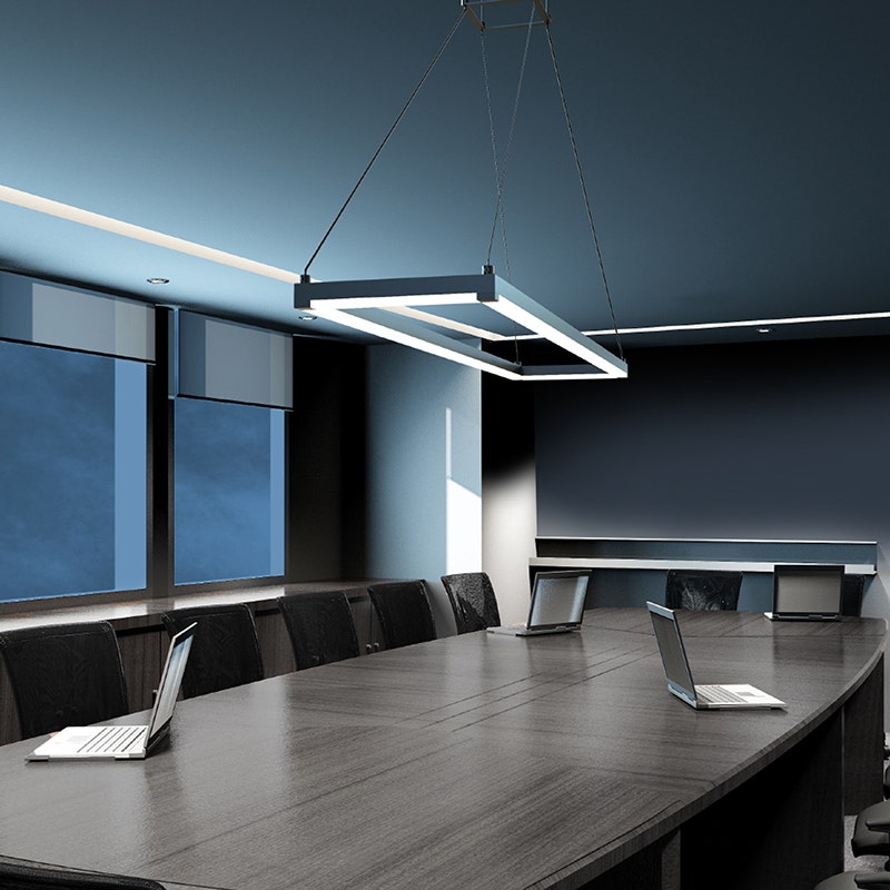 Sonneman - Stix Rectangle LED Pendant