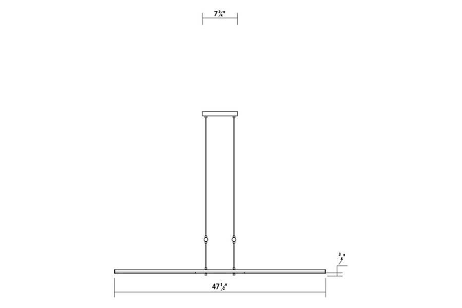 Sonneman Tik-Tak LED Chandelier - Satin Nickel, Stack 2-Tier