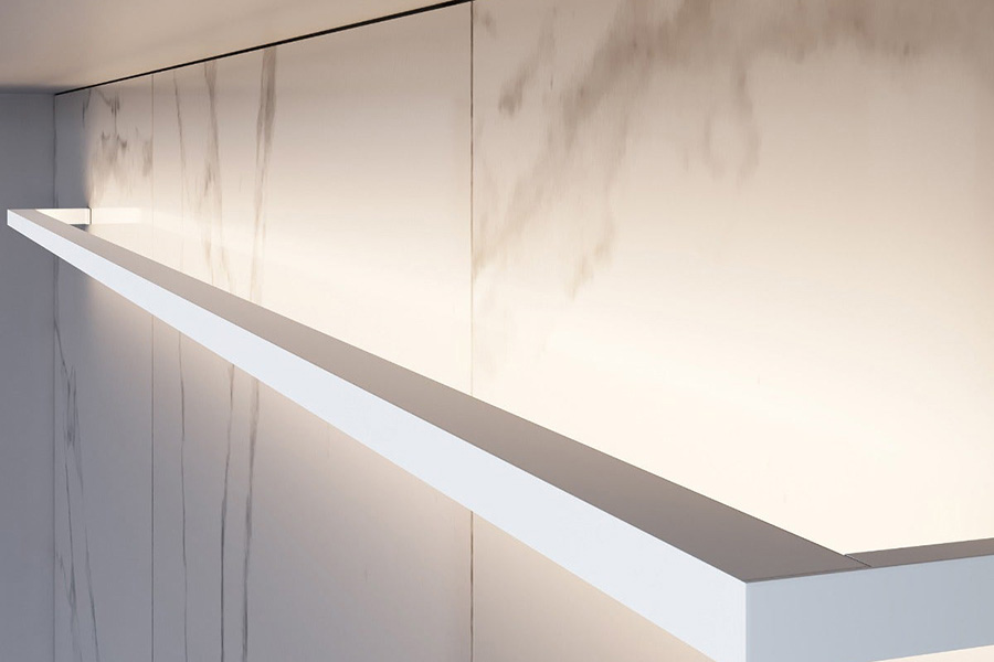 Sonneman Thin-Line Indirect LED Wall Bar - Satin White, 6", 3000K