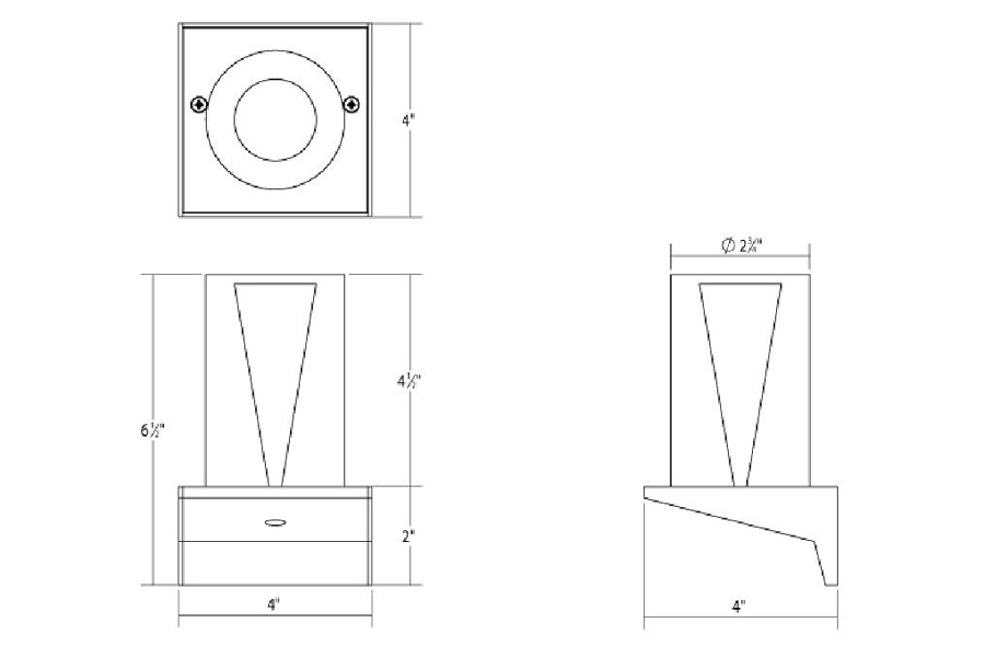 Sonneman Votives LED Sconce - Satin White, 4.5" height x 2.75" diameter