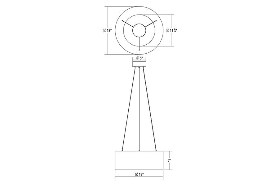 Sonneman - Tromme LED Pendant