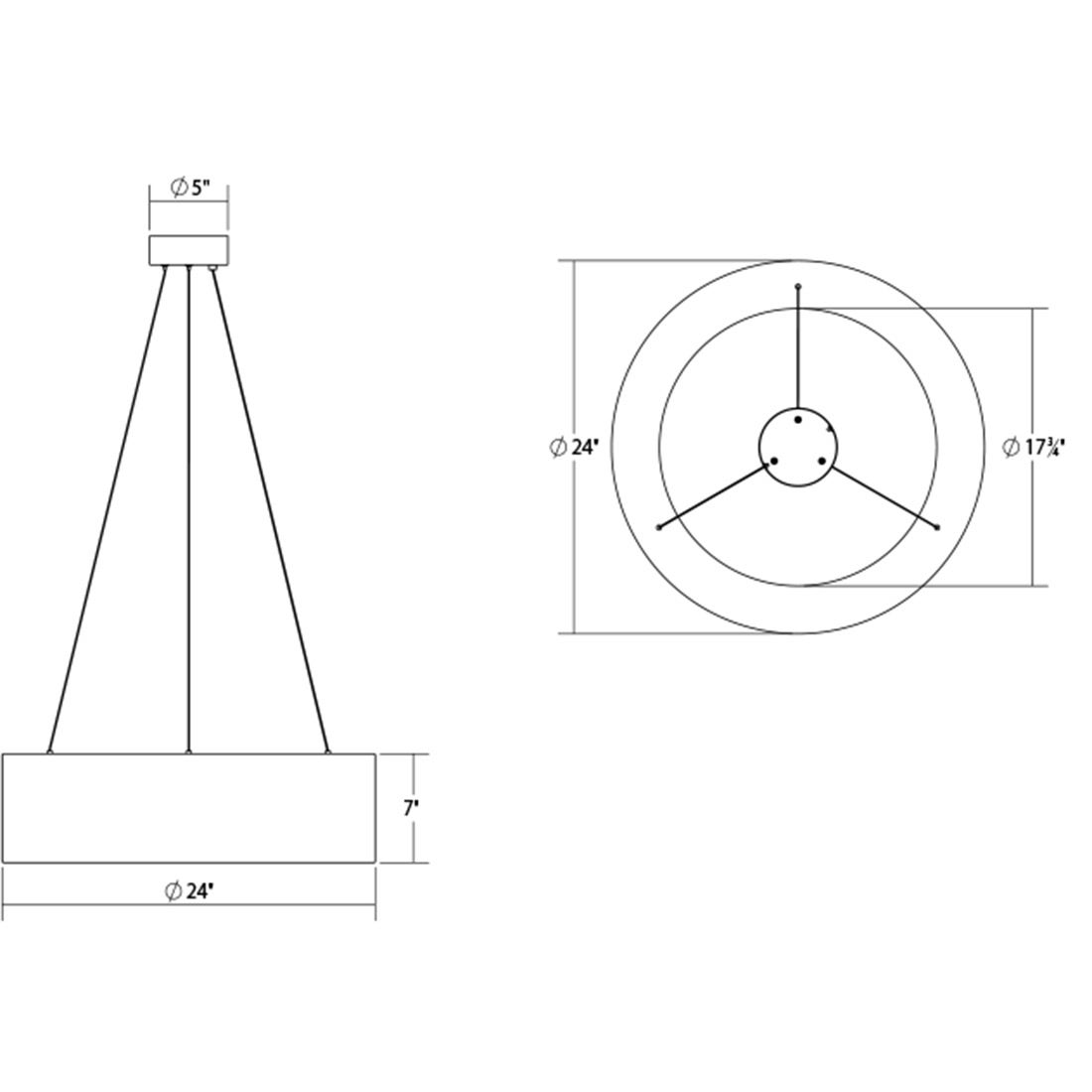 Sonneman - Tromme LED Pendant